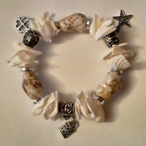 Seashell Charm Bracelet